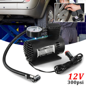 "Stay Road-Ready Anywhere with Our 12 Volt Portable Electric Car Air Pump! 🚗🔋 Inflate Your Car Tires Anytime, Anywhere! ⏰🛣️ Don't Let Flat Tires Slow You Down! 💨✨"