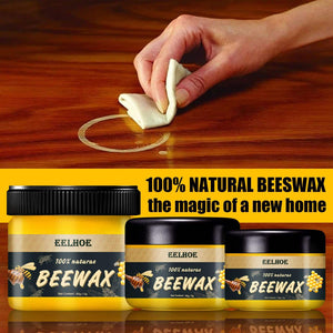 "Revitalize Your Wood Furniture with Natural Beeswax Polisher! 🪵✨ Restore, Polish, and Waterproof Solid Wood Surfaces!" 🛋️🌿